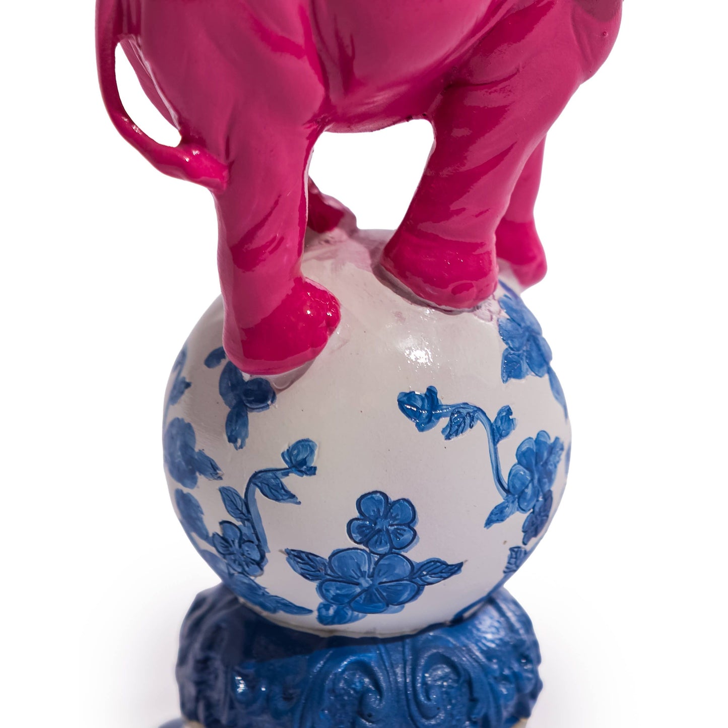 Elephant & Cockatoo Ornate Circus Stack Candle Holder