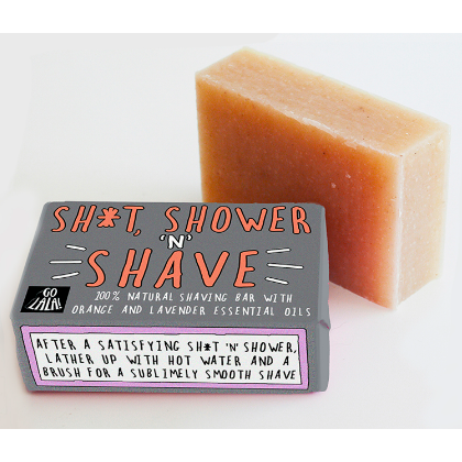 Sh*t, Shower and Shave Soap Bar
