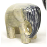 Tilnar Art - Brushed Silver Elephant Trunk Down
