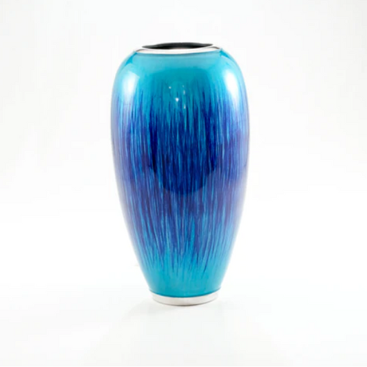 Tilnar Art Aluminium Collection - Vase Brushed Aqua