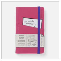 Bookaroo Hot Pink A6 Notebook