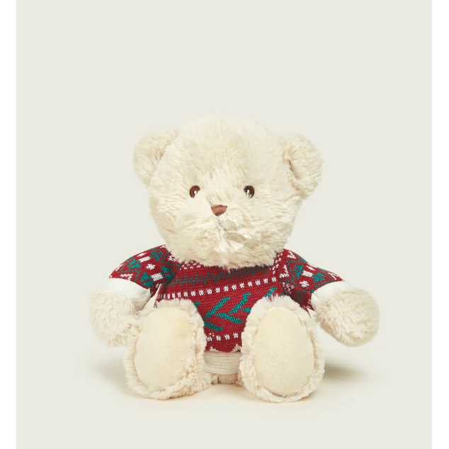 Warmies Plush Christmas Jumper Bear