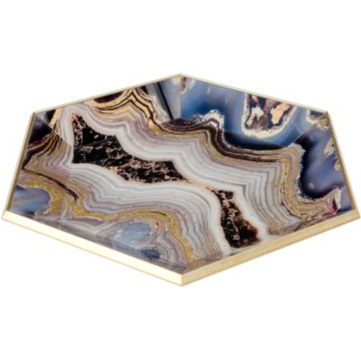 Oyster Design Hexagon tray