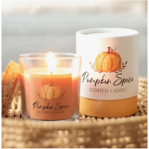 Pumpkin Spice Autumnal Candle