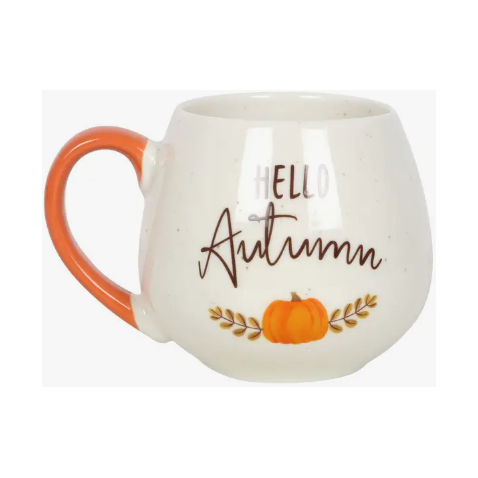 Ceramic Hello Autumn Mug