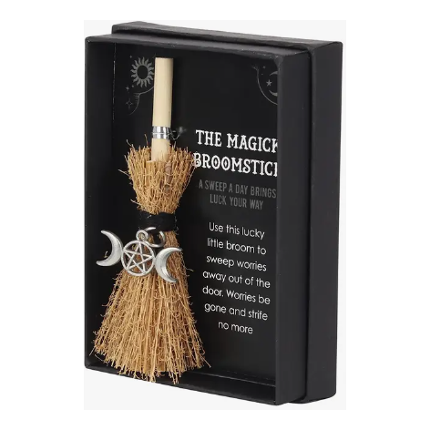 Triple Moon Mini Magick Broomstick