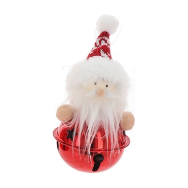 Christmas Tree Hanging Bells - Red