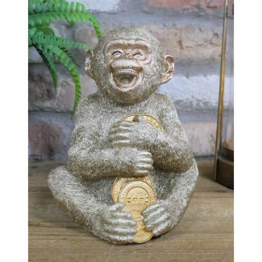Greedy Monkey Figurine
