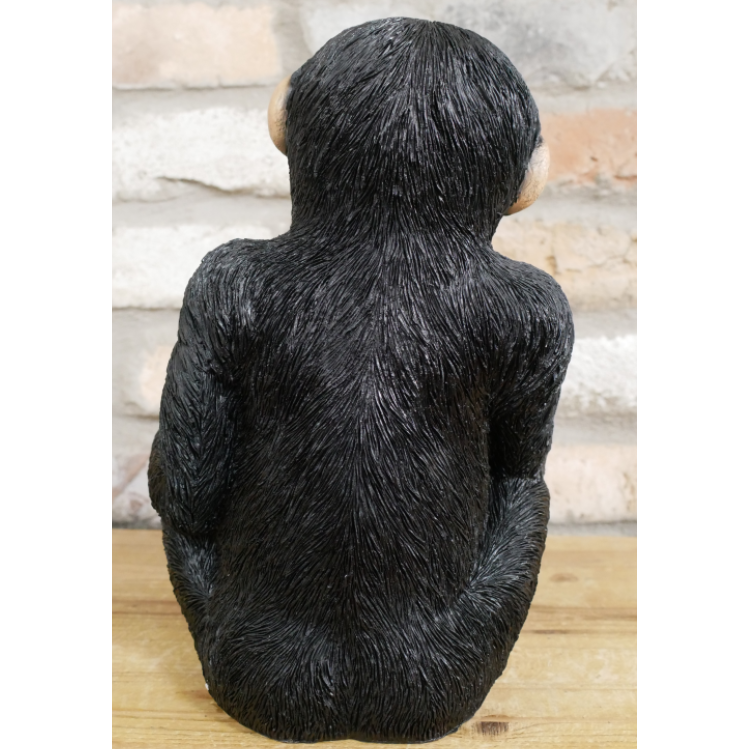 Chimpanzee Drinking a Cocktail Figurine