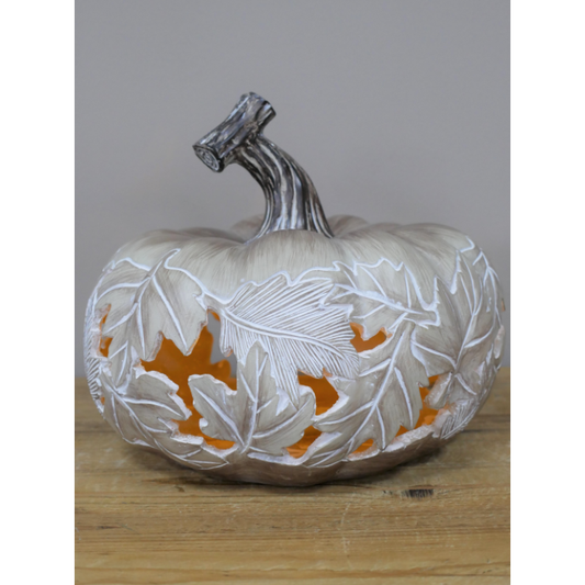 Light Up Resin Pumpkin - COLLECTION ONLY