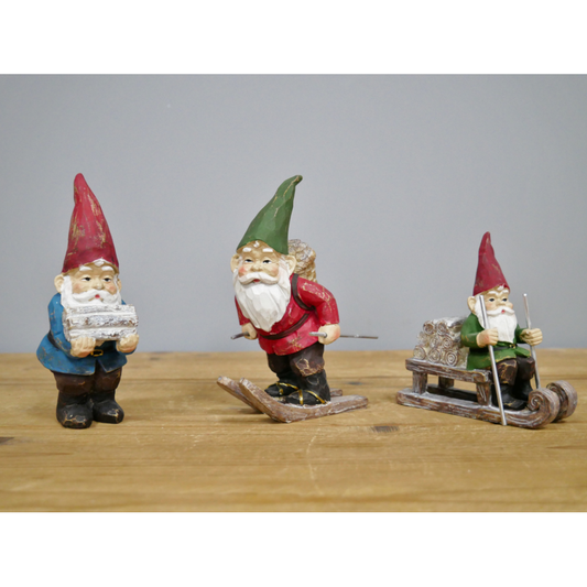 Miniature Christmas Dwarf Figurines