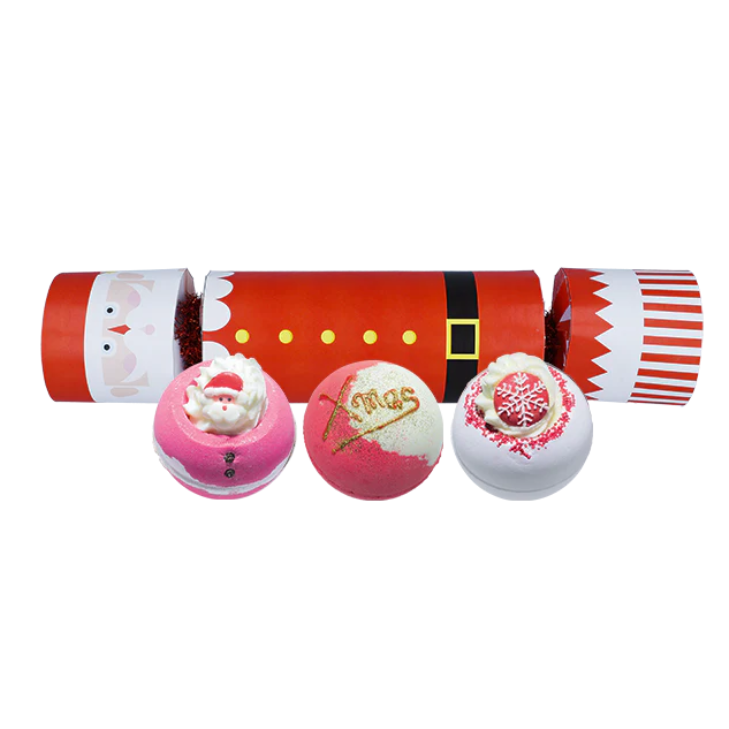 Bath Blasters - Father Christmas Cracker Case Bath Bombs