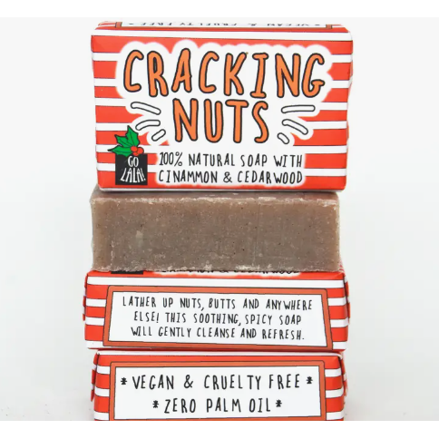Cracking Nuts Christmas Soap Bar