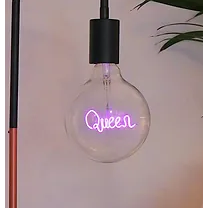 "Queen" Purple LED Filament Light Bulb