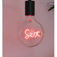"Sex" Red LED Filament Light Bulb