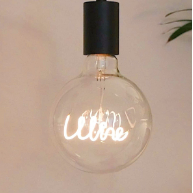 "Wine" White LED Filament Light Bulb