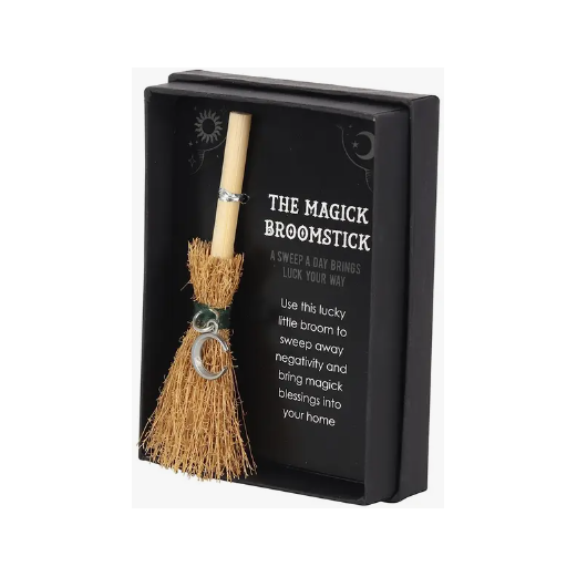 Crescent Moon Mini Magick Broomstick