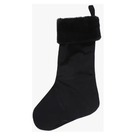 Gothic Creepy Skull Christmas Stocking