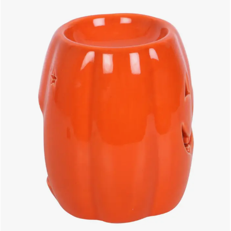 Ceramic Jack O Lantern Oil Burner and Wax Warmer