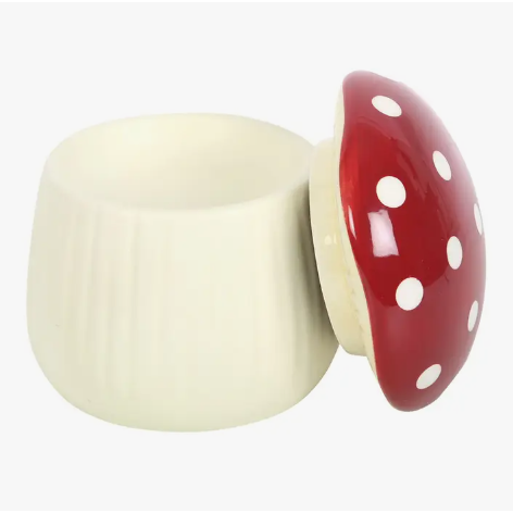 Ceramic Mushroom Shaped Oil Burner and Wax Warmer