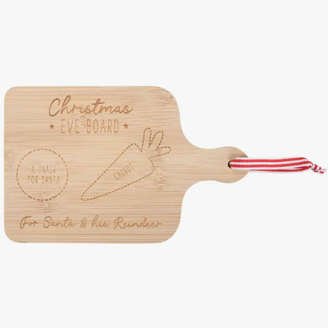 Bamboo Christmas Eve Serving Board