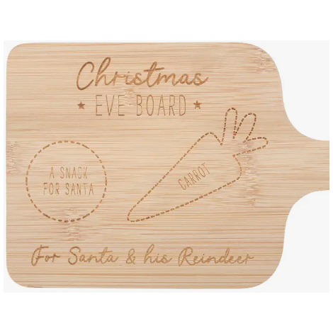 Bamboo Christmas Eve Serving Board