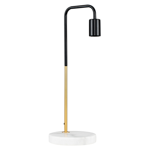 Dimmable Single Bulb Deck Lamp - Gold/Black