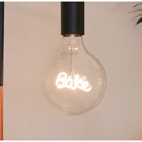 "Bake" White LED Filament Light Bulb