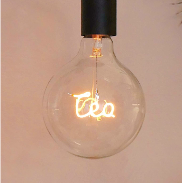 "Tea" Yellow LED Filament Light Bulb