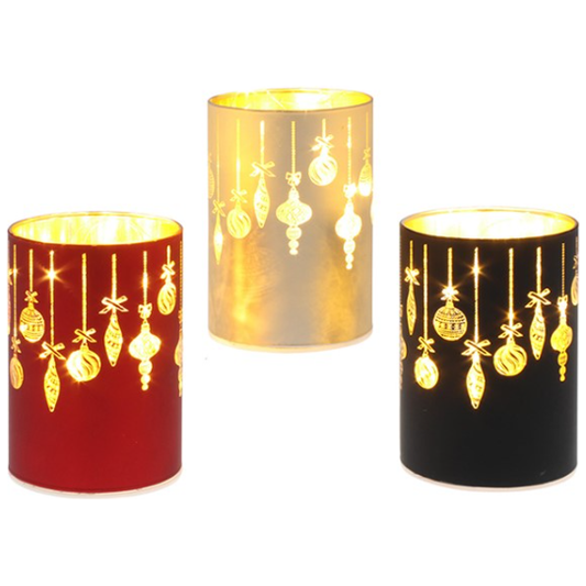 Christmas Baubles Small Glow Lamp