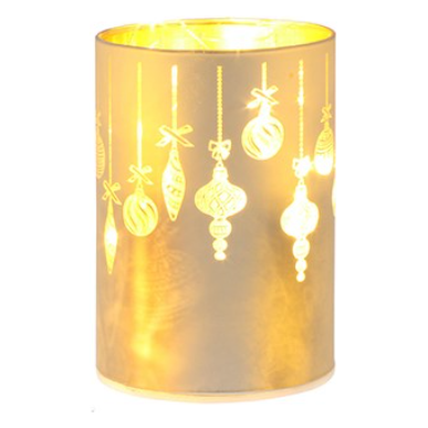 Christmas Baubles Small Glow Lamp