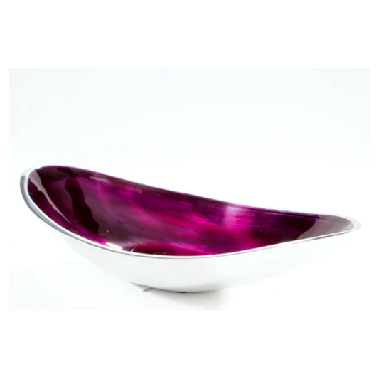 Tilnar Art Aluminium Collection - Boat Bowl Purple