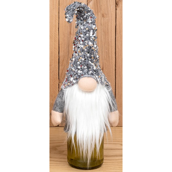 Sequined Gonk Wine Bottle Cover