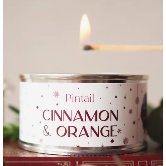 Cinnamon & Orange Paint Pot Candle