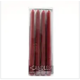 Pack of 4 Red Candles