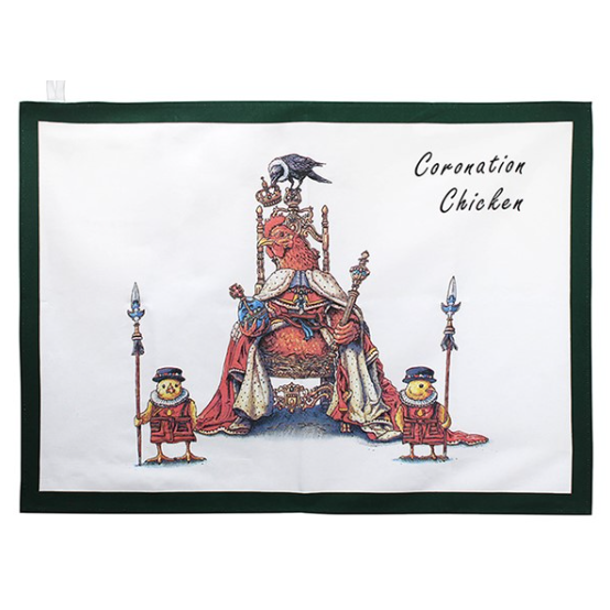 Bewilderbeest Coronation Chicken Tea Towel
