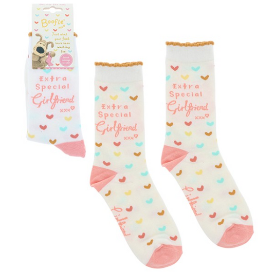 Boofle Extra Special Girlfriend Woven Socks