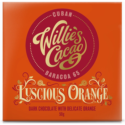Willie's Cacao Luscious Orange Chocolate Bar 50g