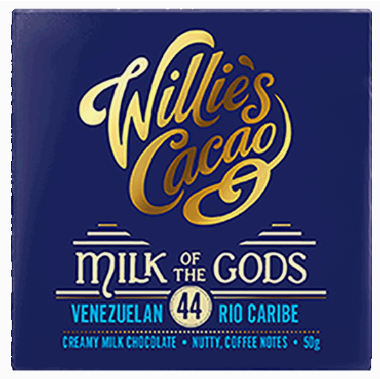Willie's Cacao Milk Of The Gods Chocolate Bar 50g