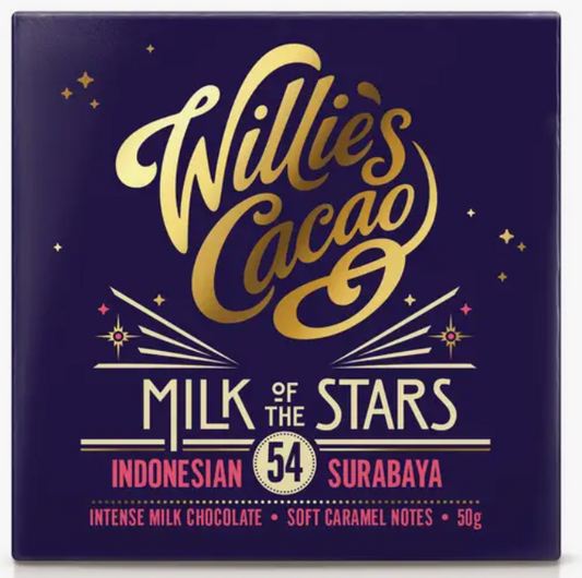 Willie's Cacao Milk Of The Stars Chocolate Bar 50g