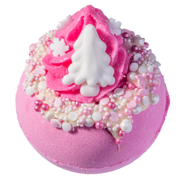 Pink Christmas Bath Bomb