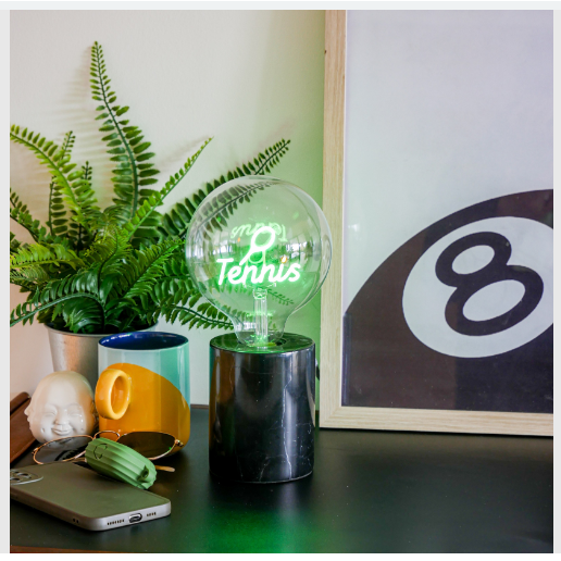 "Tennis" LED Filament Light Bulb