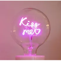 "Kiss Me" LED Filament Light Bulb