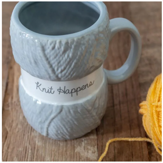 Knit Happens Ceramic Mug