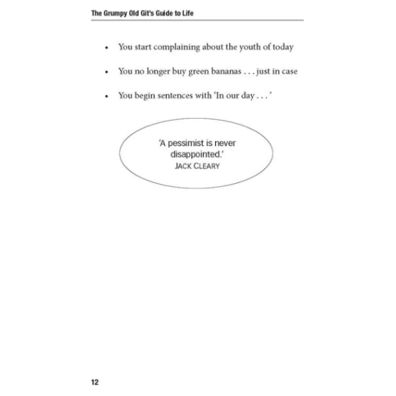 The Grumpy Old Gits Guide To Life Book