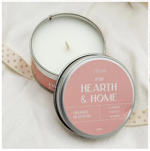 "For A Hearth and Home" Orange Blossom Occasion Candle