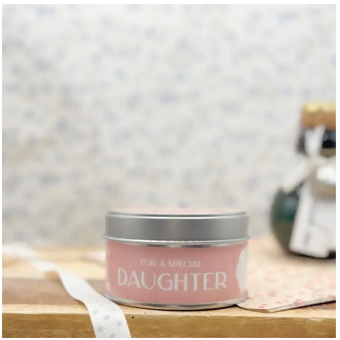 "For A Special Daughter" Wild Rose and Rhubarb Occasion Candle