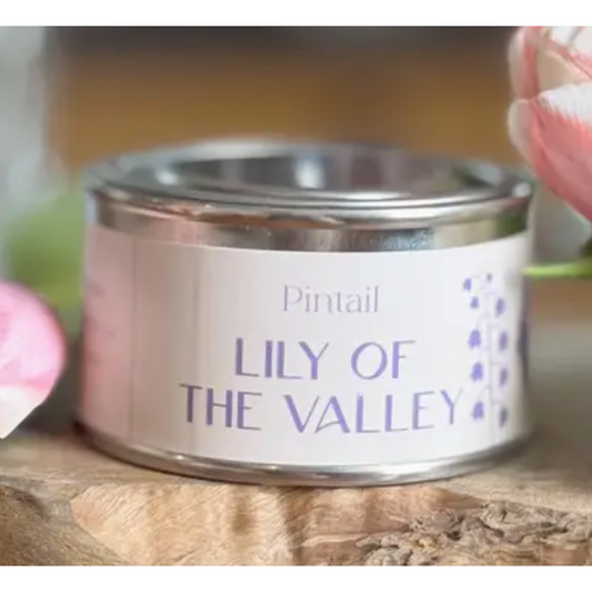 Lily Of The Valley Paint Pot Candle