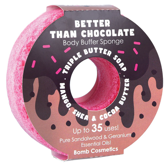 Better Than Chocolate Donut Body Buffer Sponge