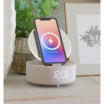 Glow - Clock, Mirror, Speaker and Wireless Charger